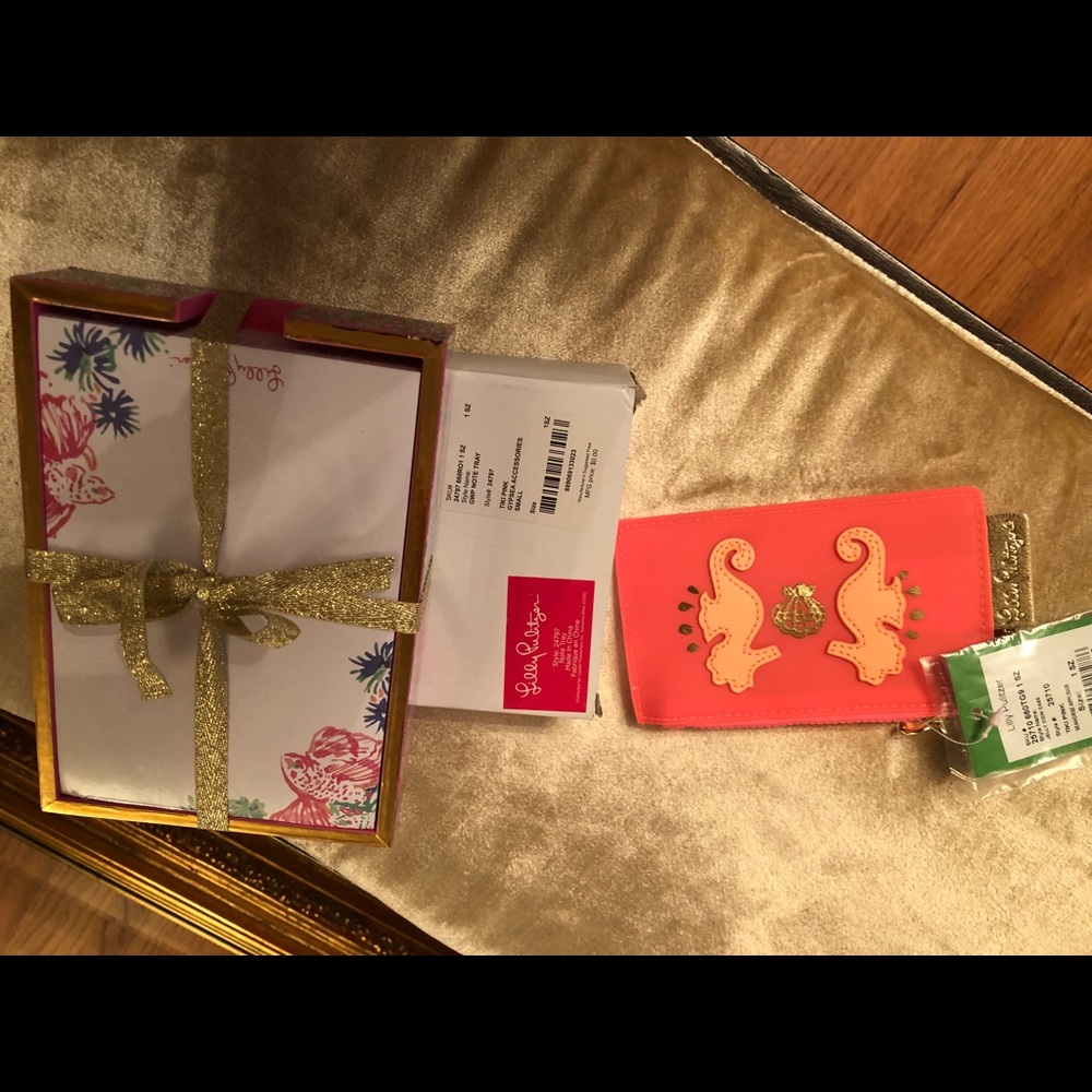 Lilly Pulitzer coin case and note tray brand new